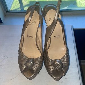 Christian Louboutin sling back